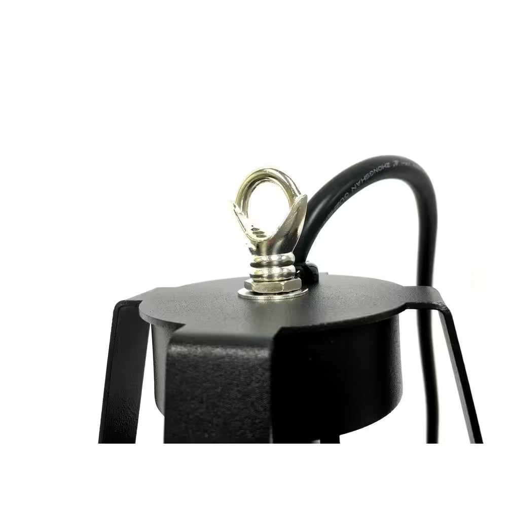 1500-Watt Infrared Hanging Electric Outdoor Heater with LED Light and Remote Control