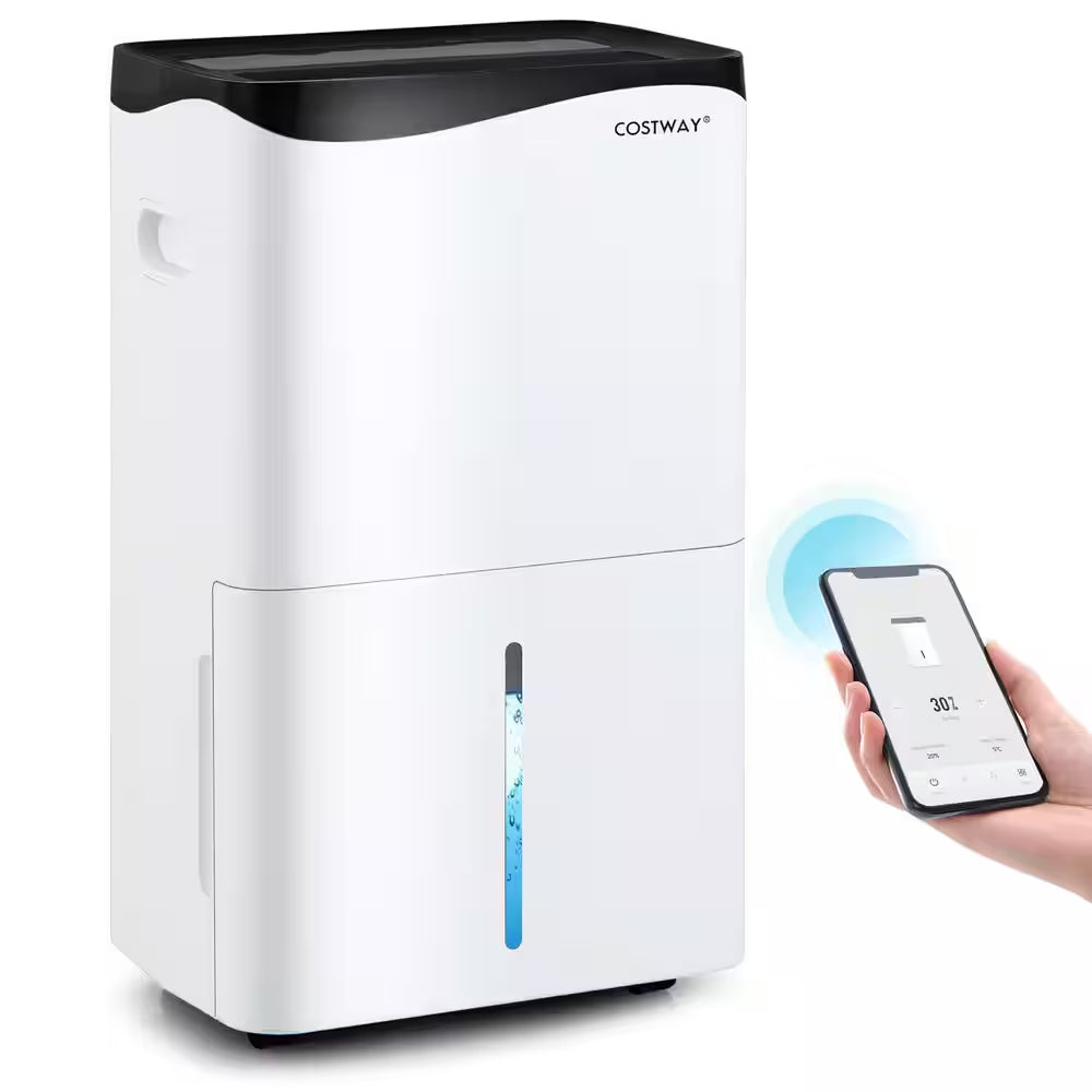 100-Pint Dehumidifier for Home & Basements W/Smart App& Alexa Control