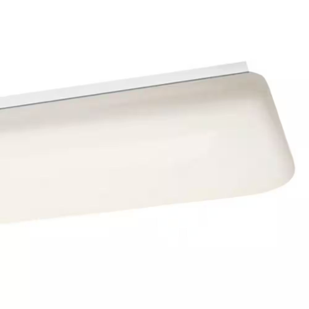 Independence 51 In. 1-Light White Integrated LED Traditional Hallway Linear Flush Mount Ceiling Light