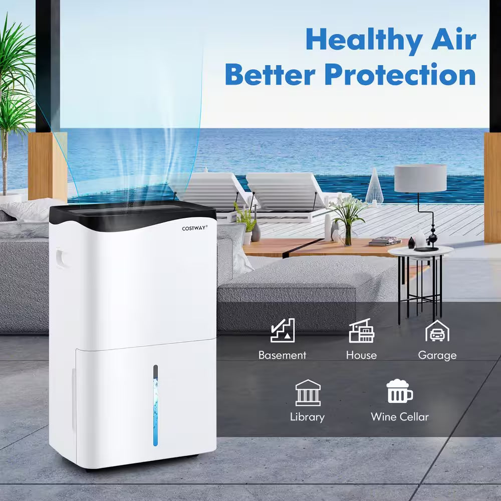 100-Pint Dehumidifier for Home & Basements W/Smart App& Alexa Control