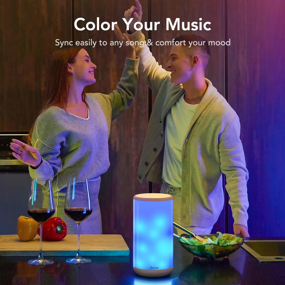Aura Smart LED Desk Lamp, RGBIC, Dimmable, Corded Electric, 16 Million Light Colors