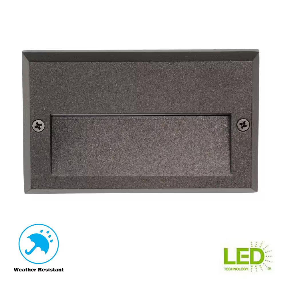 49 Lumen 5.5 In. Low Voltage Black Integrated LED Deck Light