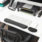 3 In. Black Memory Foam Ergonomic Keyboard and Mouse Wrist Rest Sets