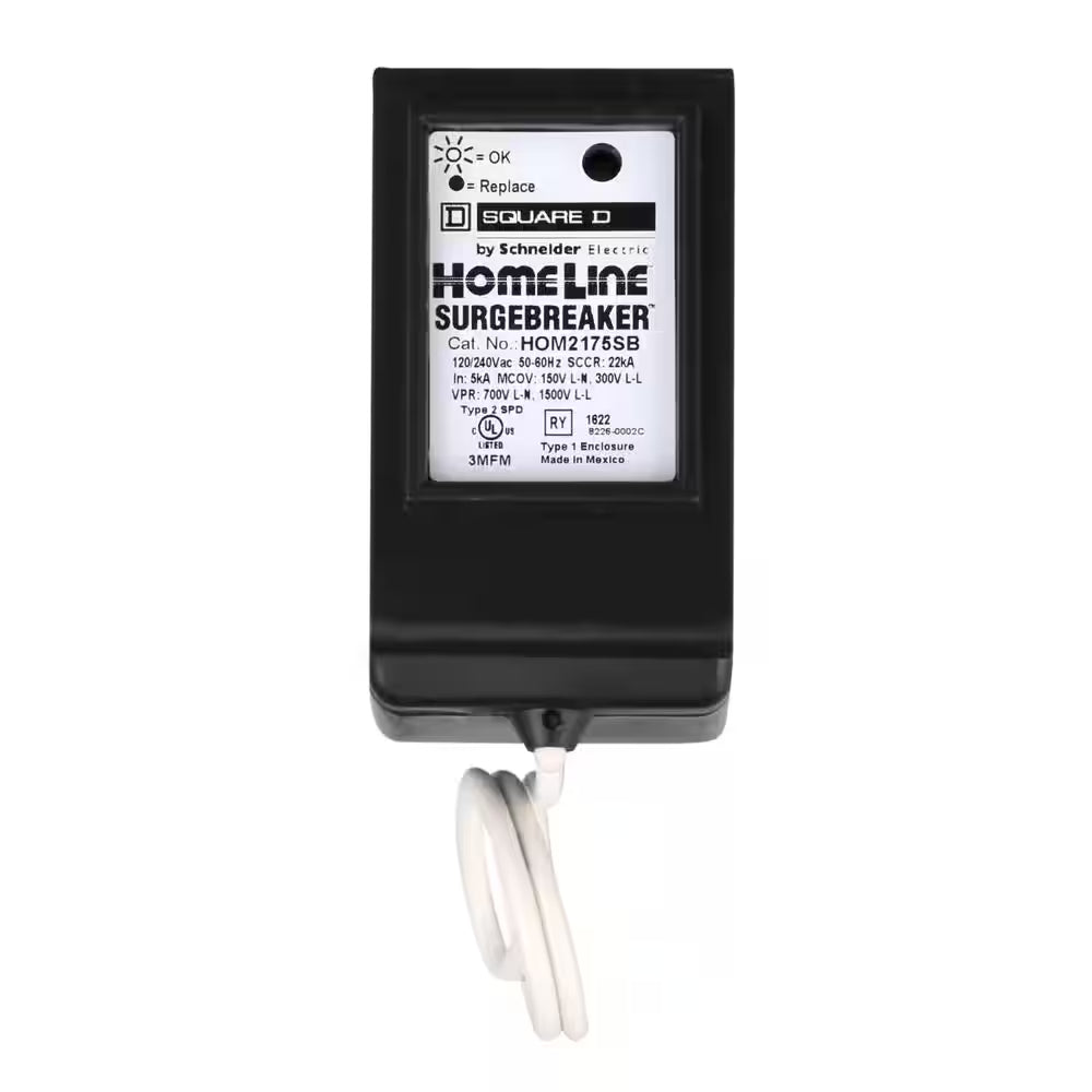 25Ka 2-Pole Whole Home Surge Protection Device for  Homeline Load Centers (HOM2175SB)